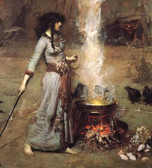 Witch_John_William_Waterhouse_Magic_Circle_Painting_Casting_Spells